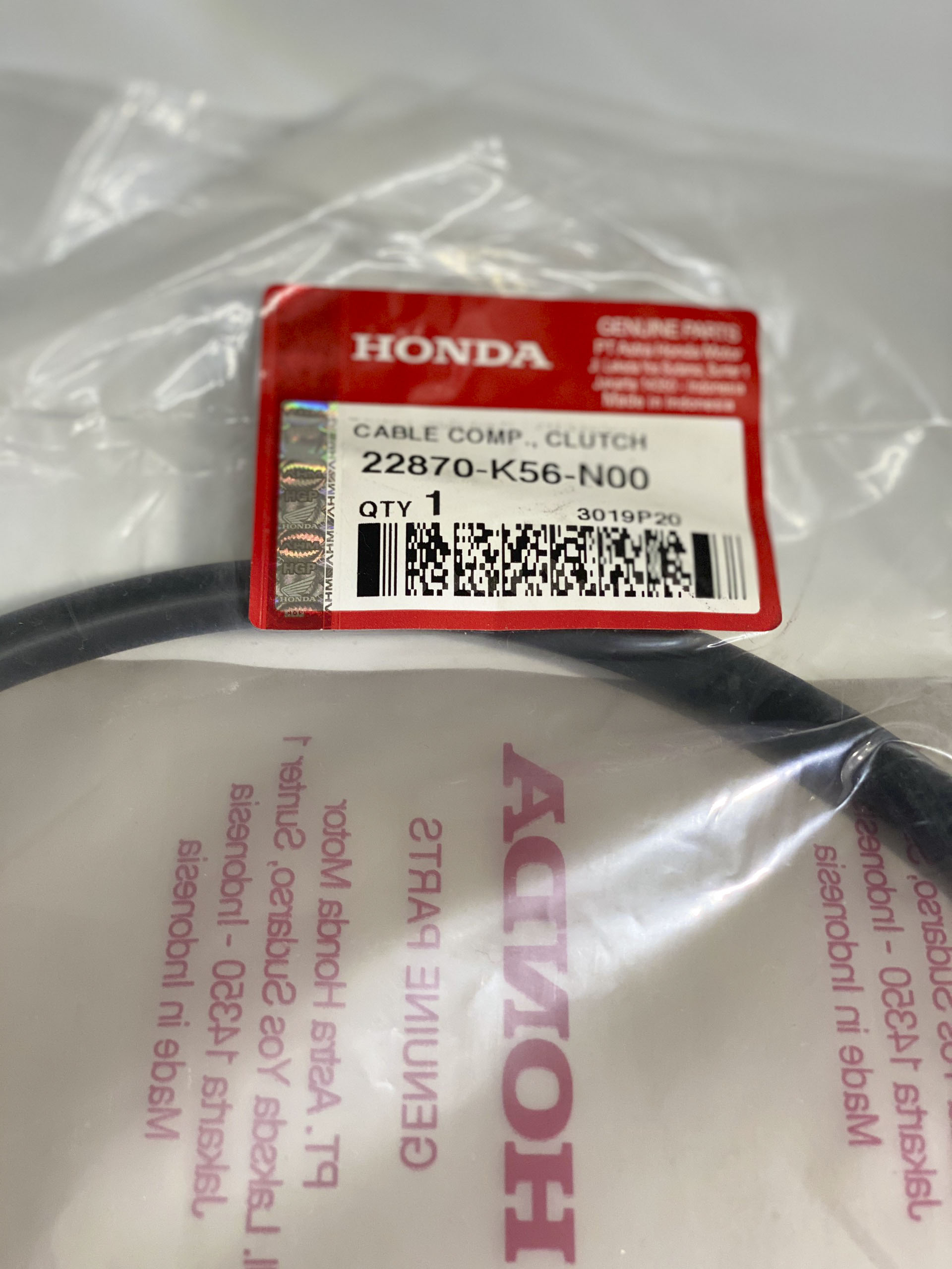 Dây Côn - Honda Sonic 150R - Chính Hãng
