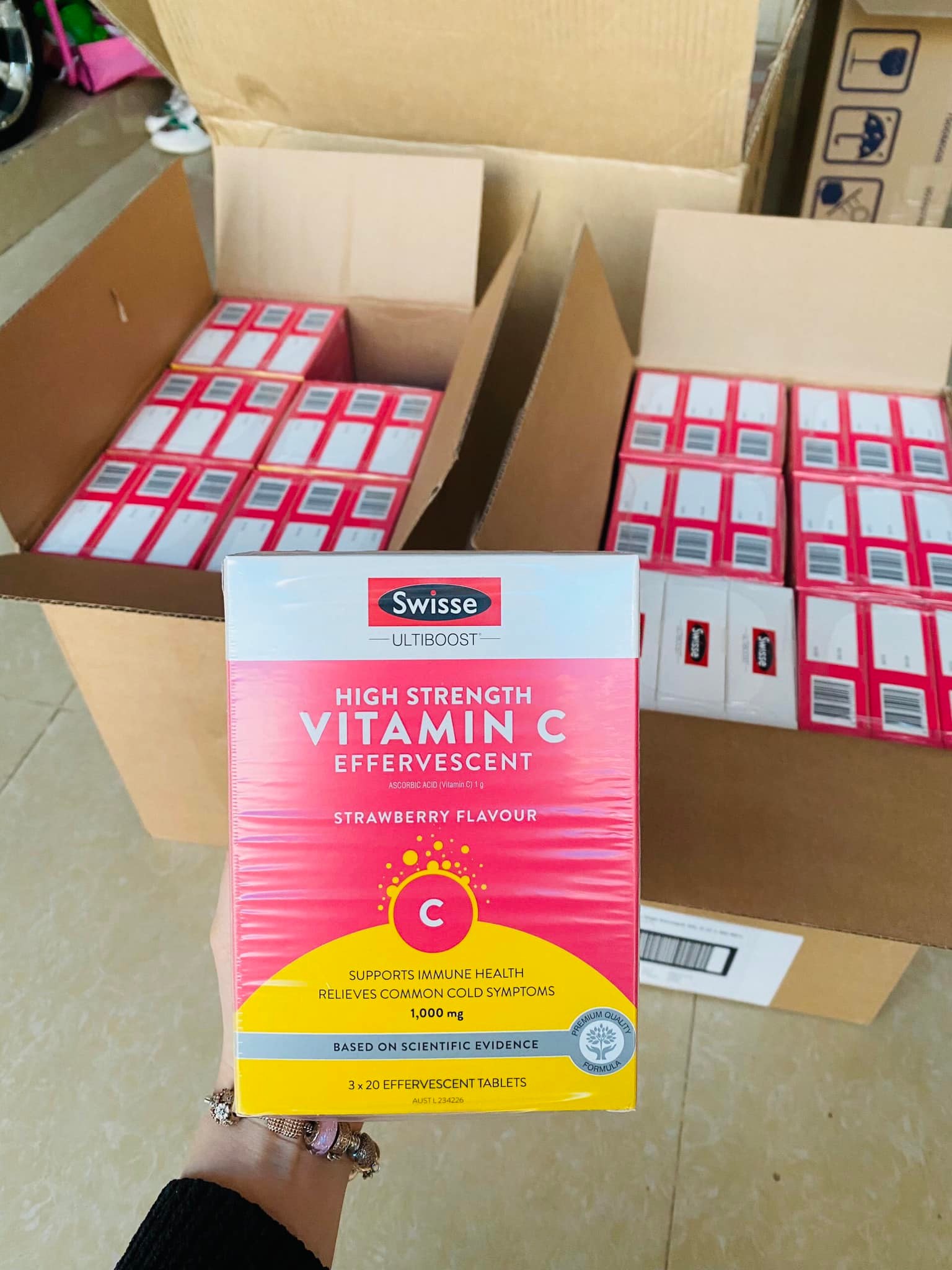Viên sủi Vitamin C 1000 Swisse Úc