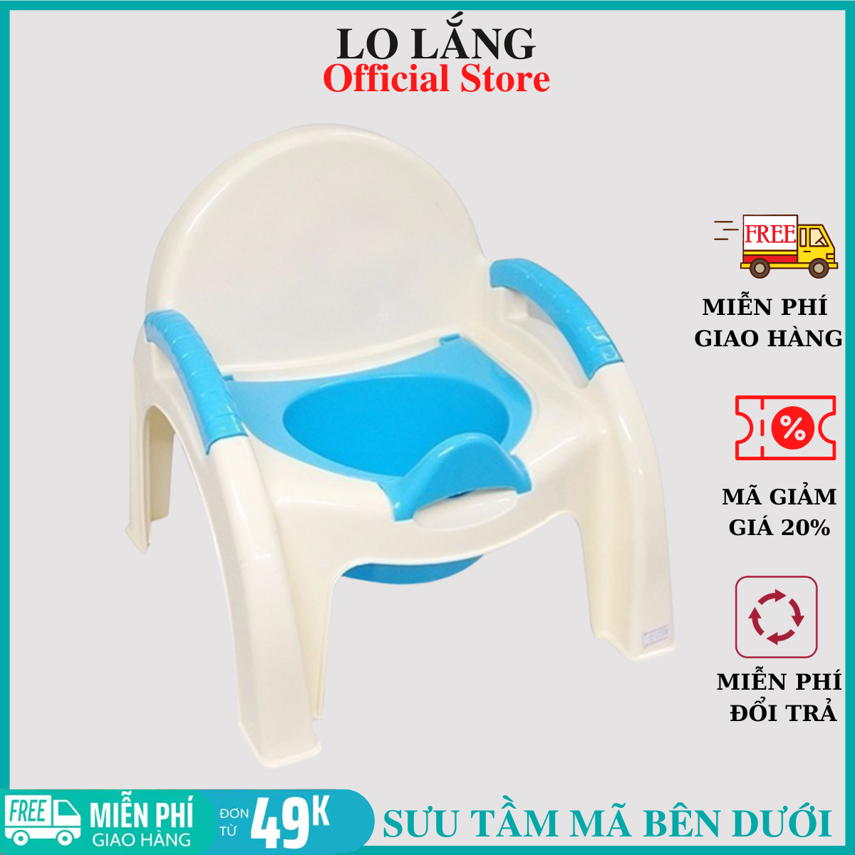 Ghế bô đi vệ sinh cho bé hộp đựng tháo rời dễ dàng cho bé hàng Nhựa Việt Nhật cao cấp