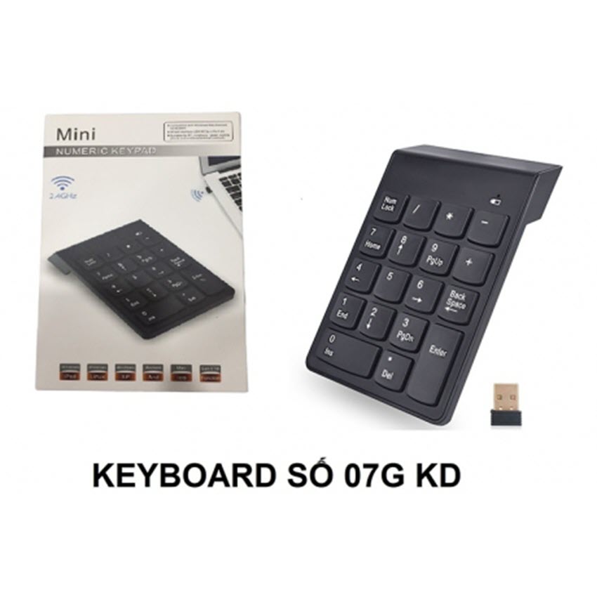 High Quality Convenient Bluetooth Wireless Numeric Keypad