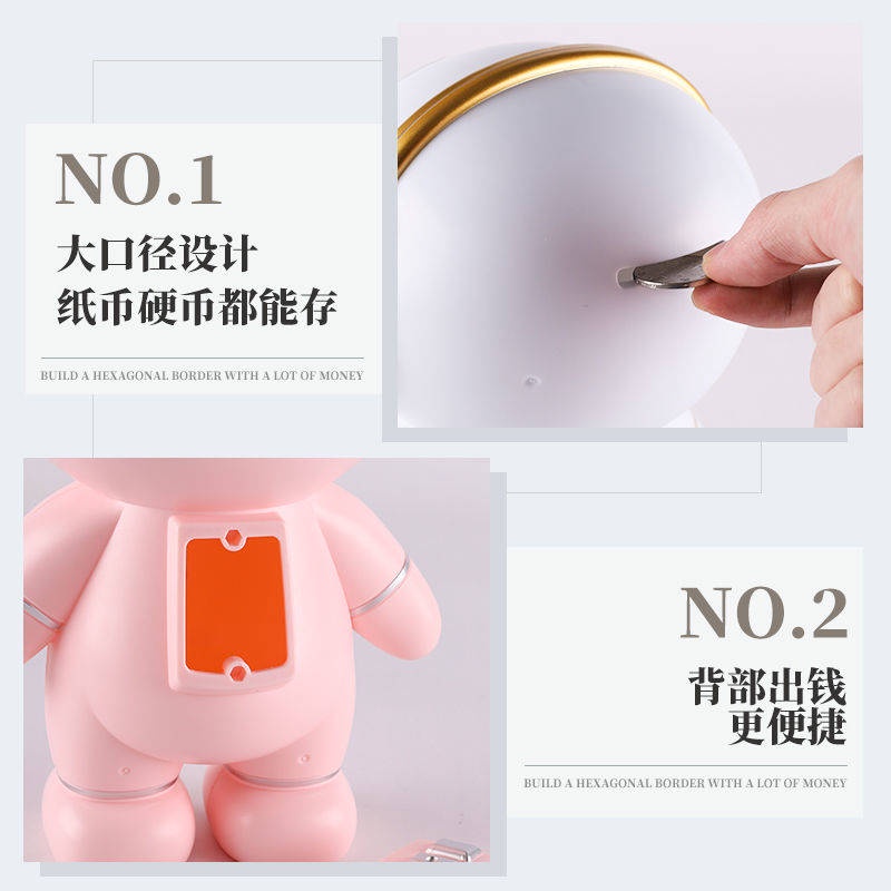Heo đất Ống Tiết Kiệm Chống Sốc Độc Đáo
