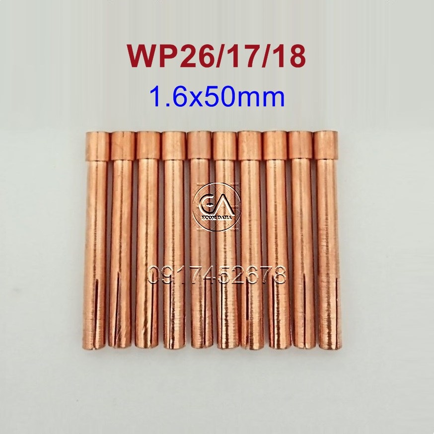 Kẹp kim hàn tig dài, kẹp kim mỏ hàn tig wp26-17-18 - 10 chiếc