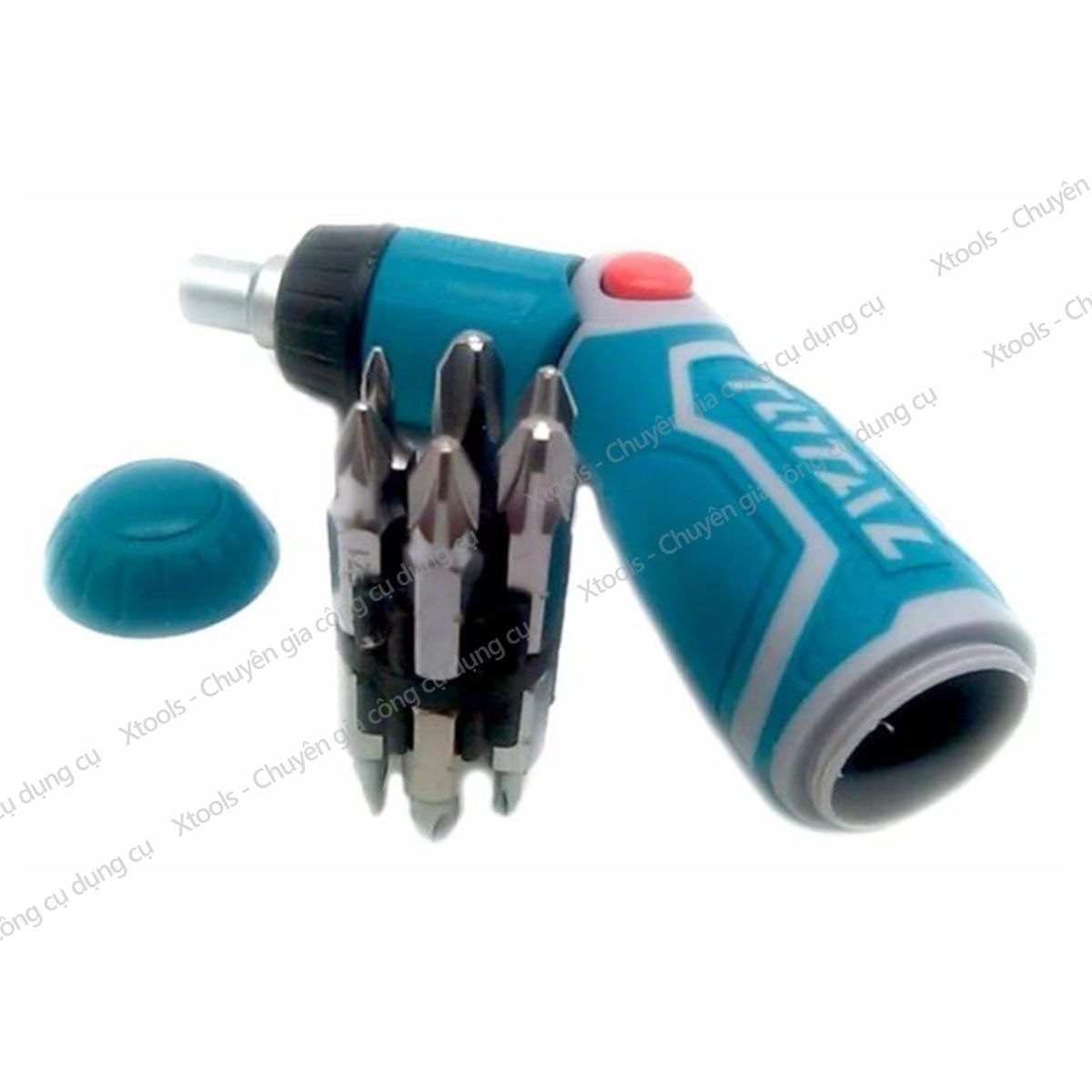 Bộ tua vít đa năng 13 chi tiết TOTAL TACSD30136 thiết kế thông minh. Bộ tuốc nơ vít gồm nhiều đầu khác nhau chống ăn mòn