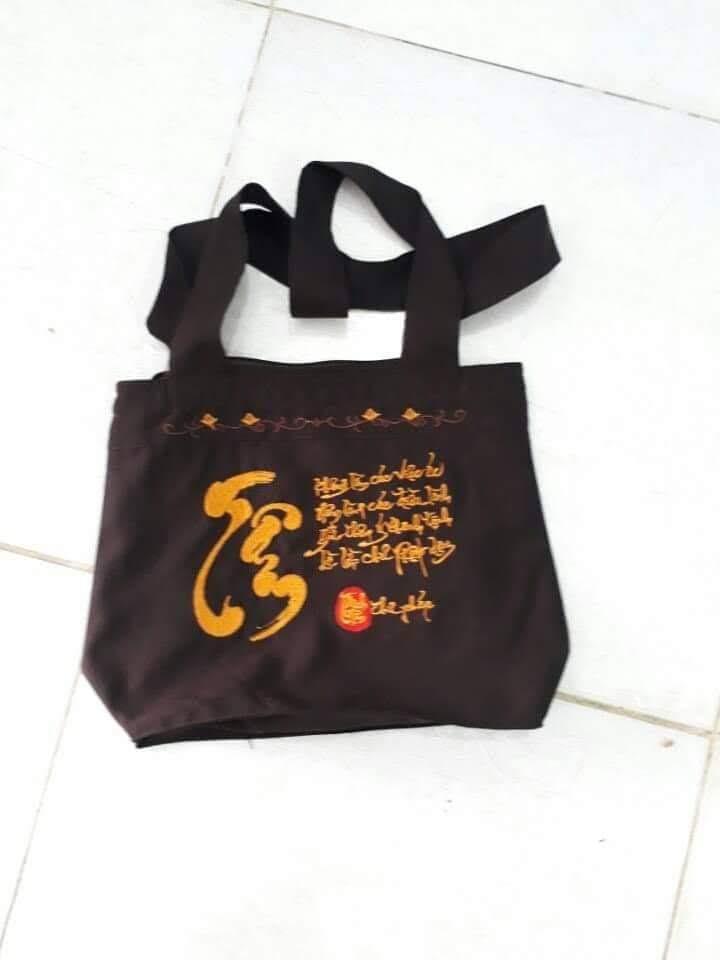 [HCM]TÚI ĐI CHÙA CHỮ THƯ PHÁP
