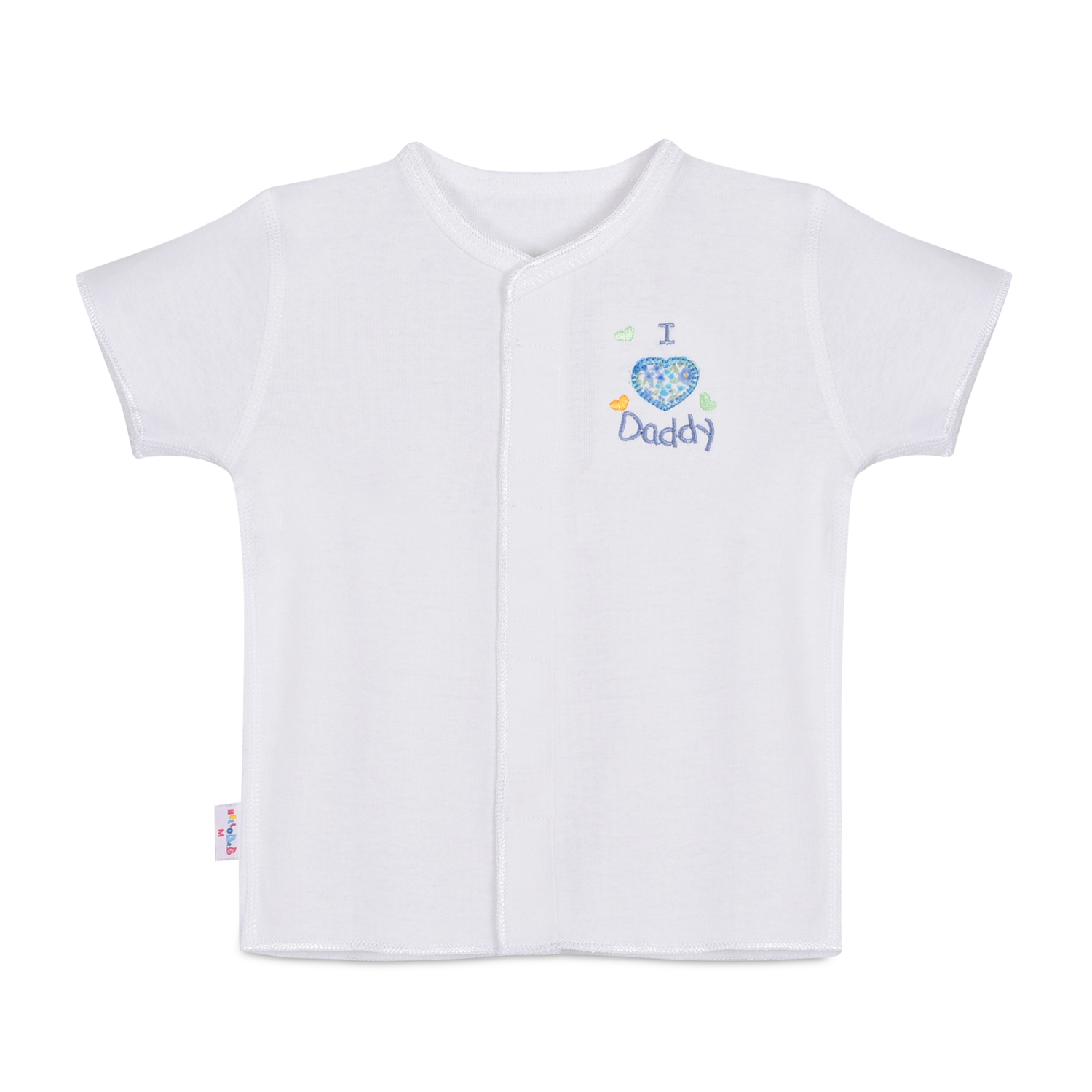 Áo sơ sinh cổ tim tay ngắn AL0259 - HELLO BB