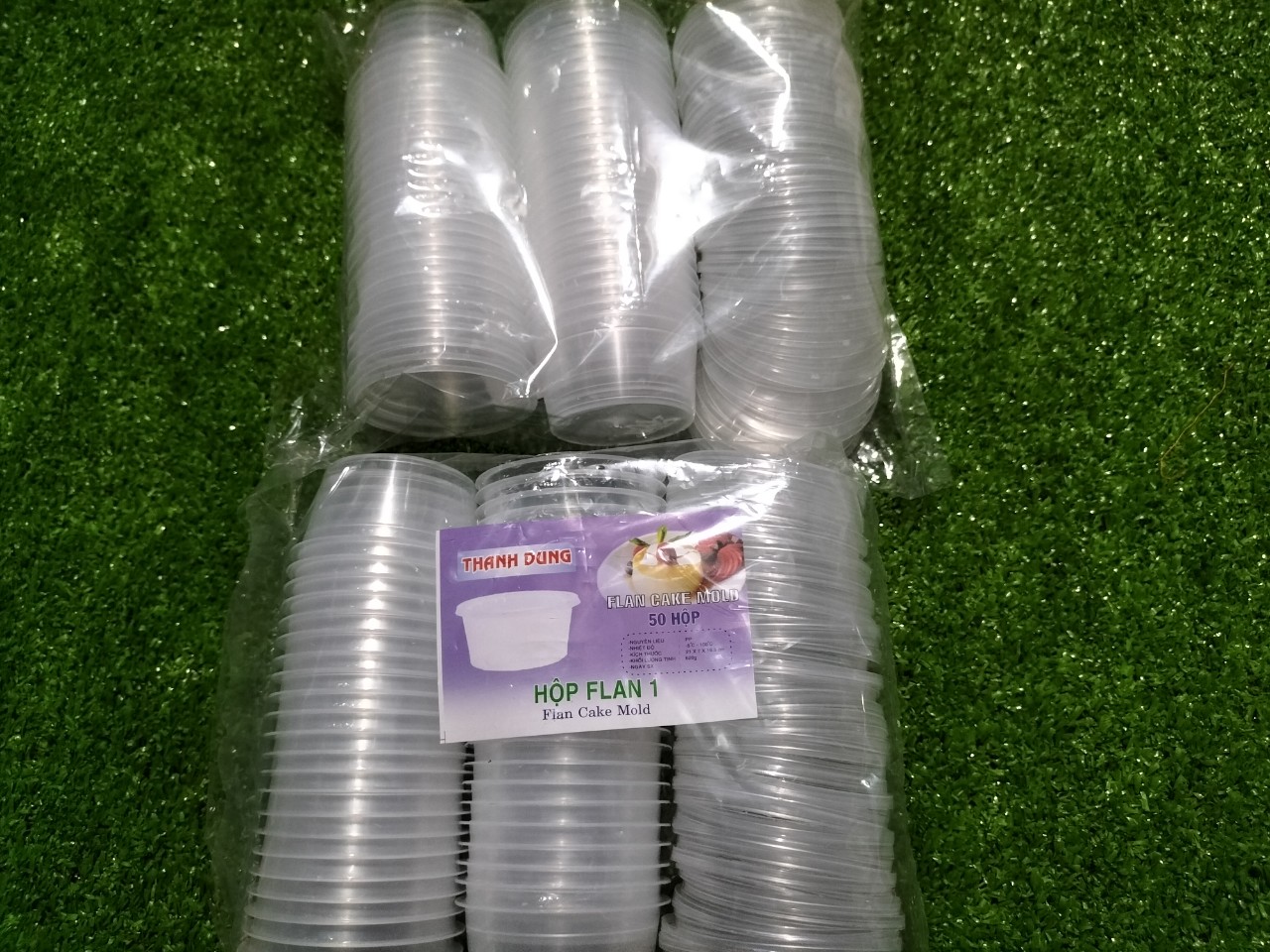 50 hộp đựng bánh flan