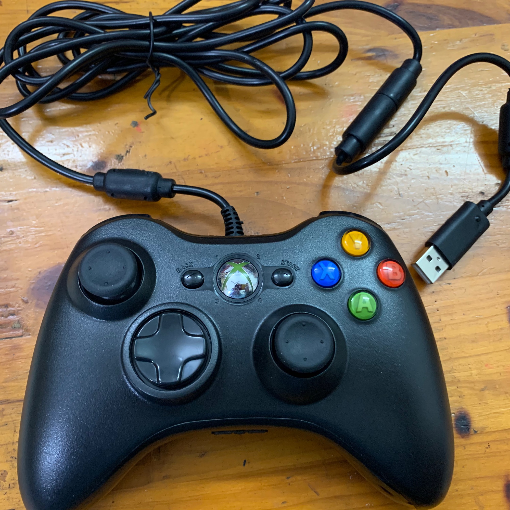 tay bấm xbox 360 có dây chính hãng PC/ Laptop/ fifa/ Xbox360 xbox360 tay cầm Xbox360 tay bấm game