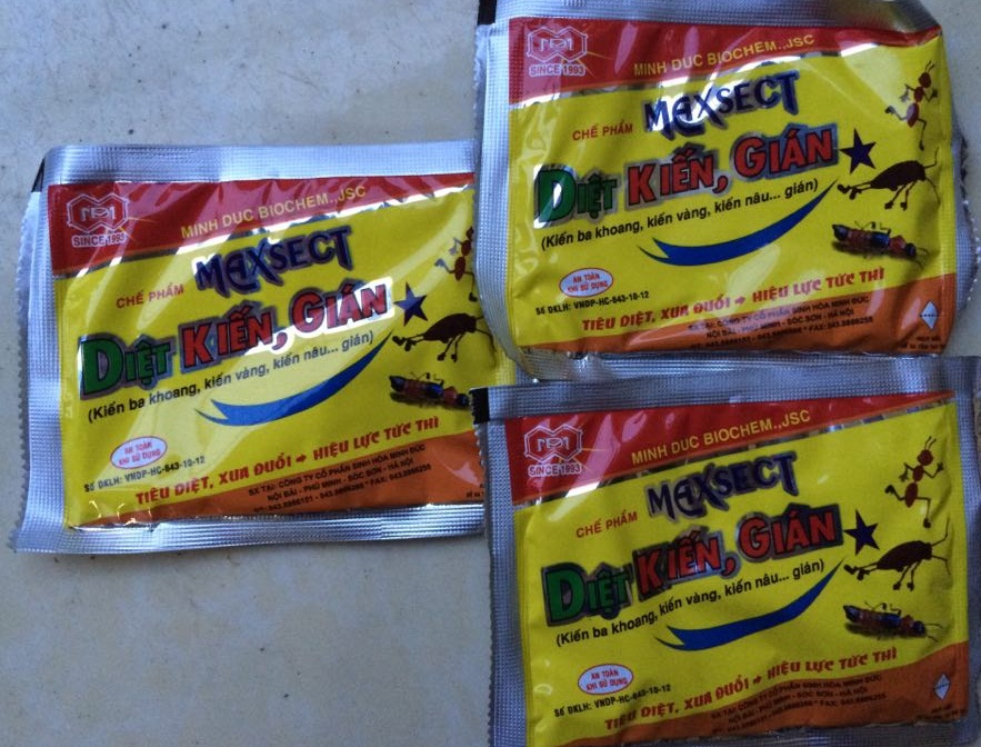Bột rắc kiên gián maxsect gói 10gr