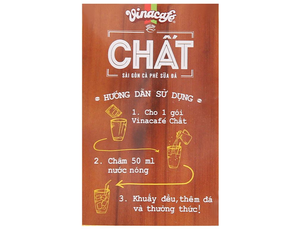 Cà phê sữa đá VinaCafé Chất Sài Gòn hộp (10 gói x 29g)
