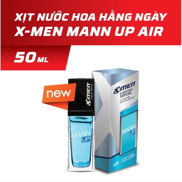 Xịt nước hoa hằng ngày X-Men Everyday Perfume Mann Up Air 50ml - Store Hàng Việt