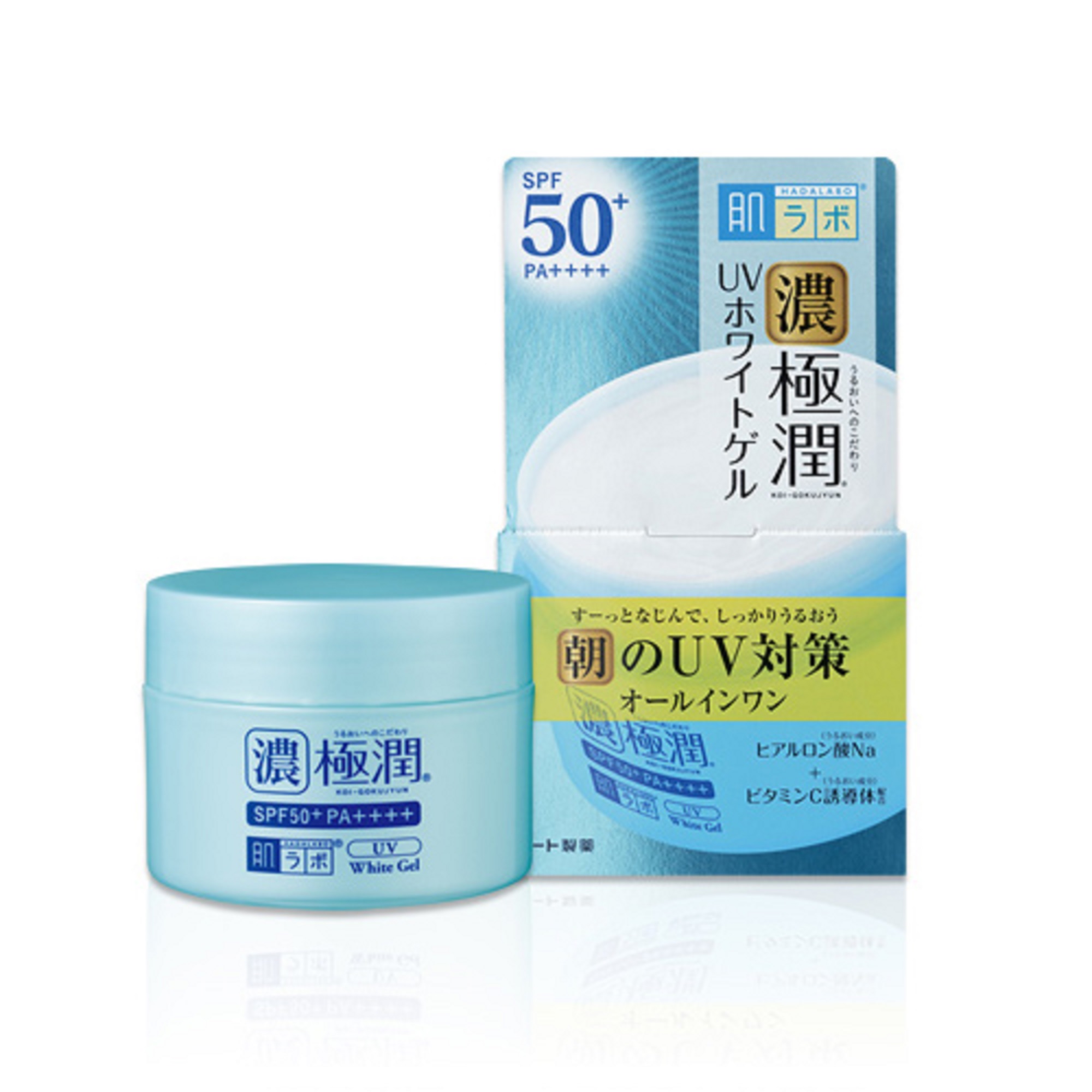 Kem dưỡng ẩm chống nắng ban ngày Hada Labo Koi-Gokujyun UV White Gel SPF50+ PA++++ 90g