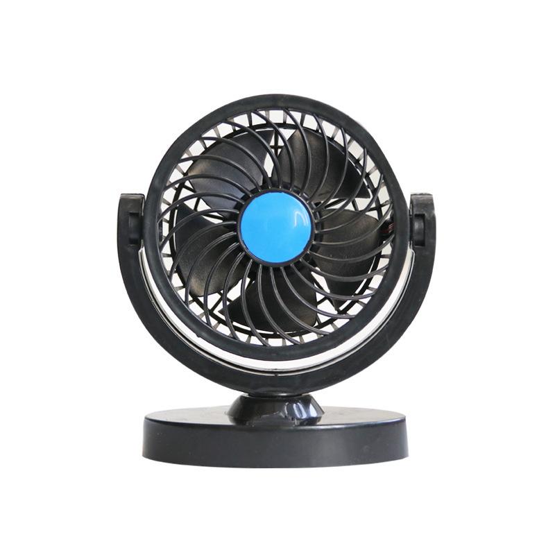 Quạt đơn mini xoay 360 độ trên ô tô nguồn 12v