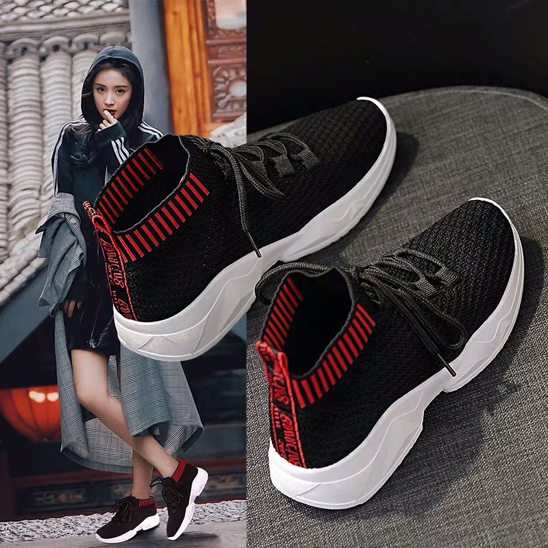 Giầy thể thao nữ cổ chum cao hot trend