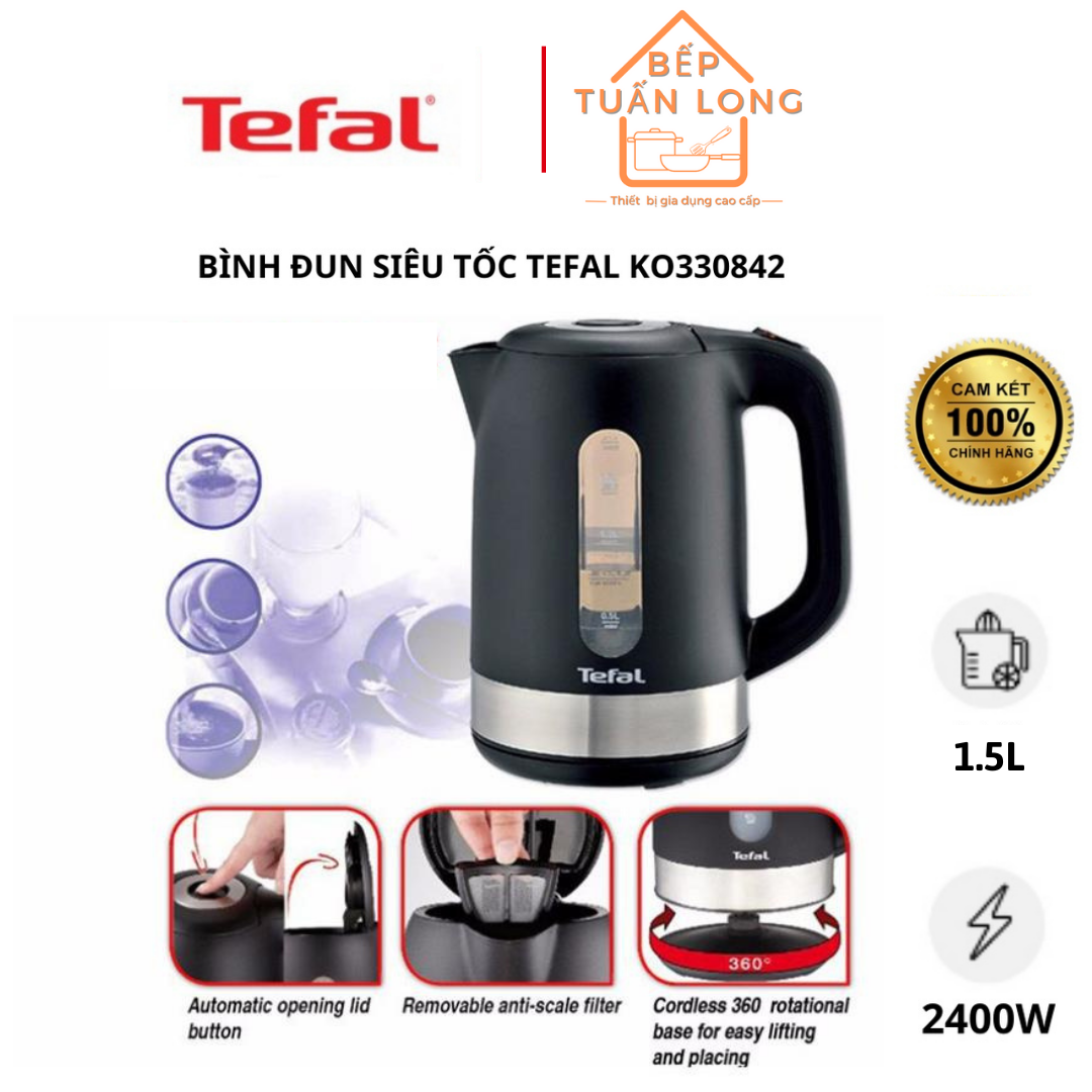 [FREESHIP+ MÃ50K] Bình đun siêu tốc Tefal KO330842