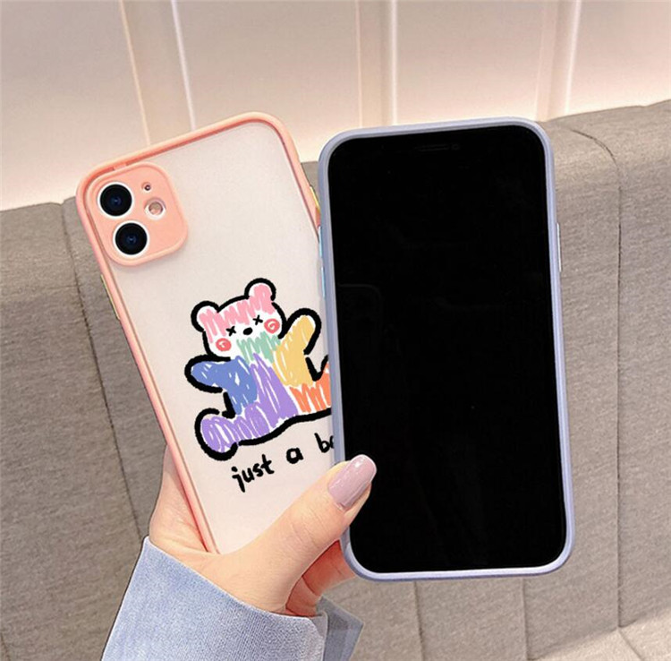 Ốp Lưng Nhám Chống Sock Va Đập Bảo Vệ Camera Just a Bear