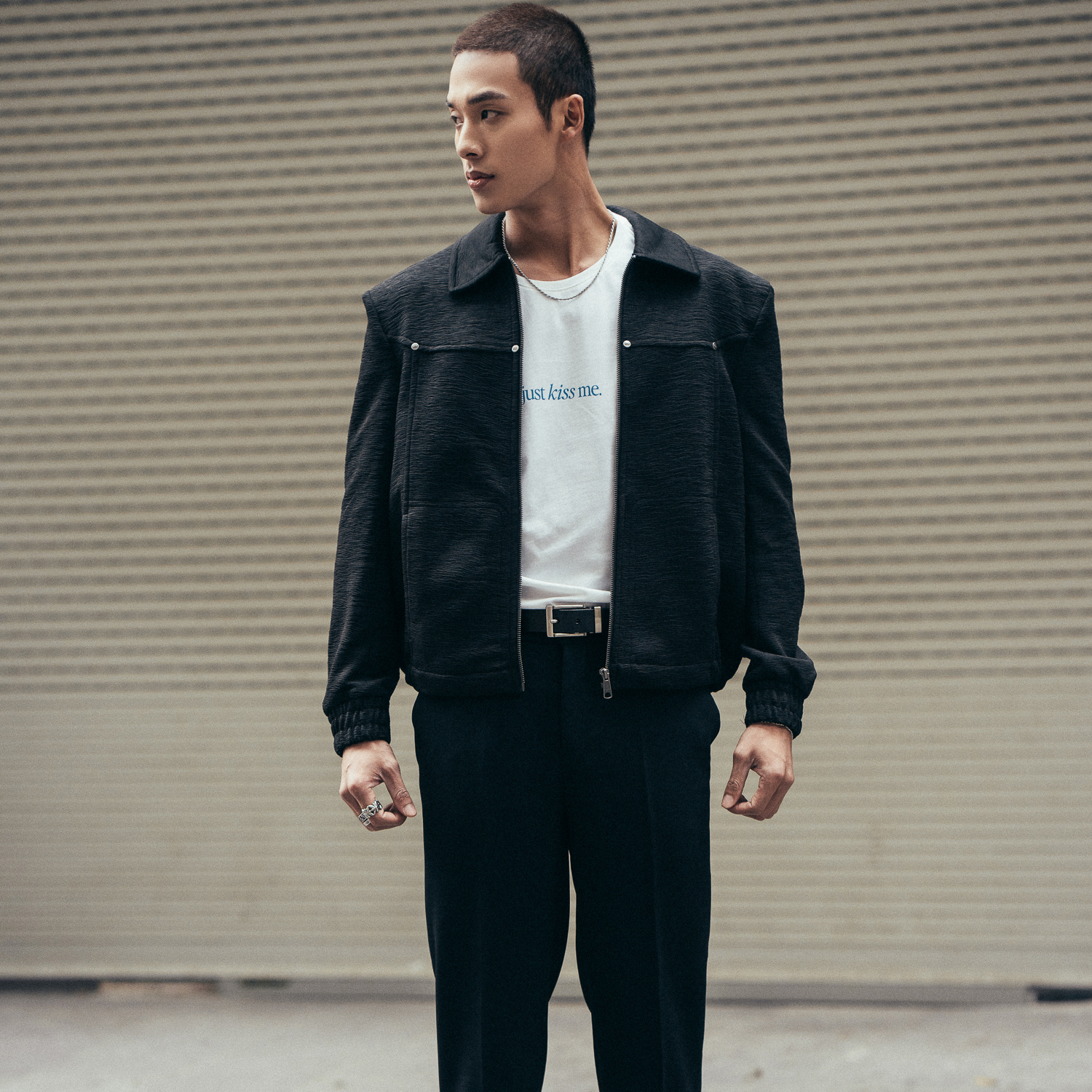 Áo khoác nam dày dặn vân Highway (Menswear) Wallace