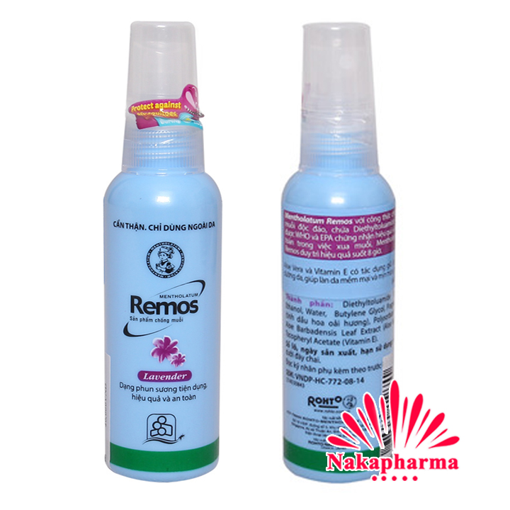 Xịt chống muỗi Remos Hương lavender