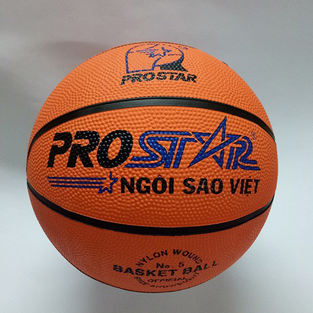 Quả bóng rổ cao su Prostar số 5 (màu cam)