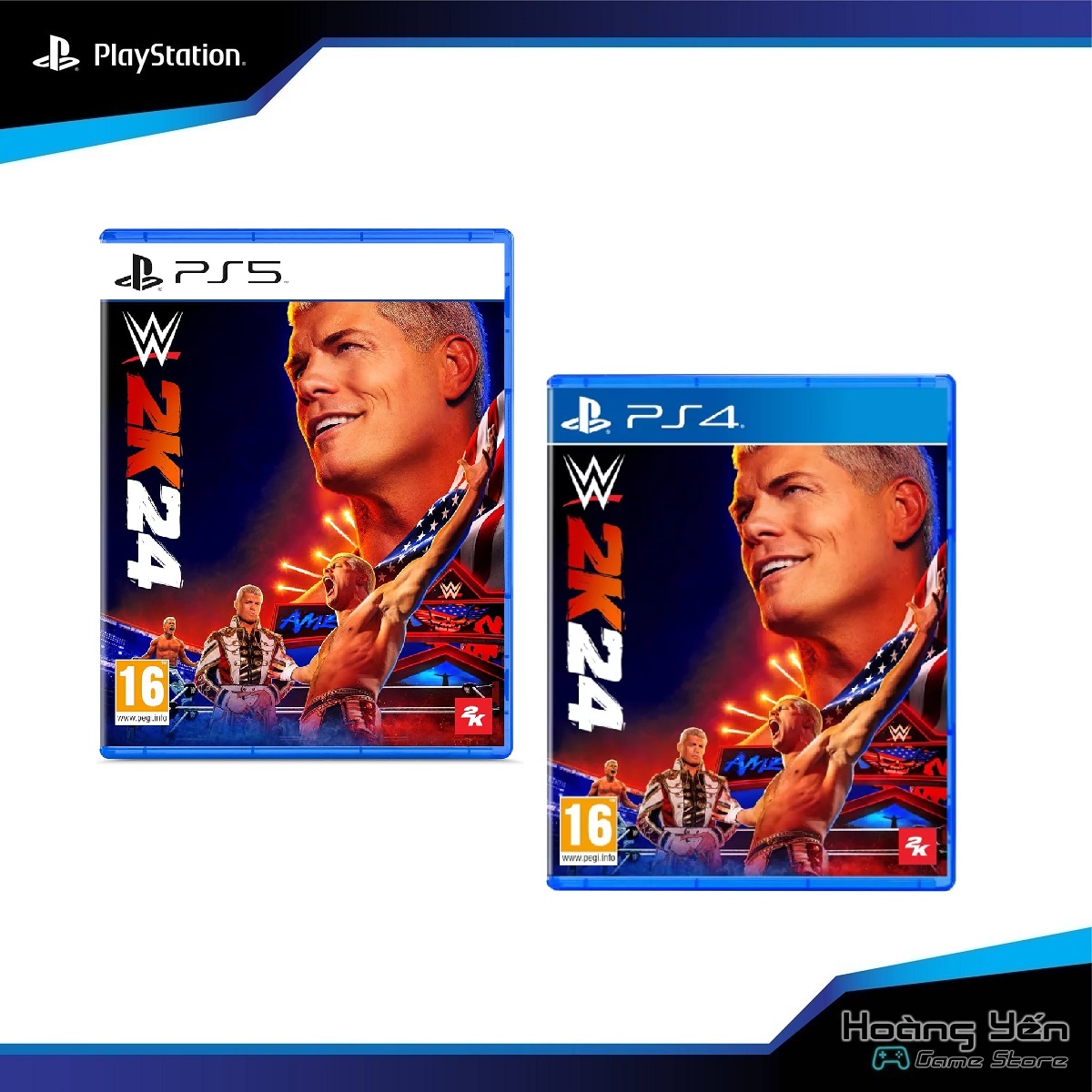 Đĩa Game Wwe 2k24 Ps5/Ps4