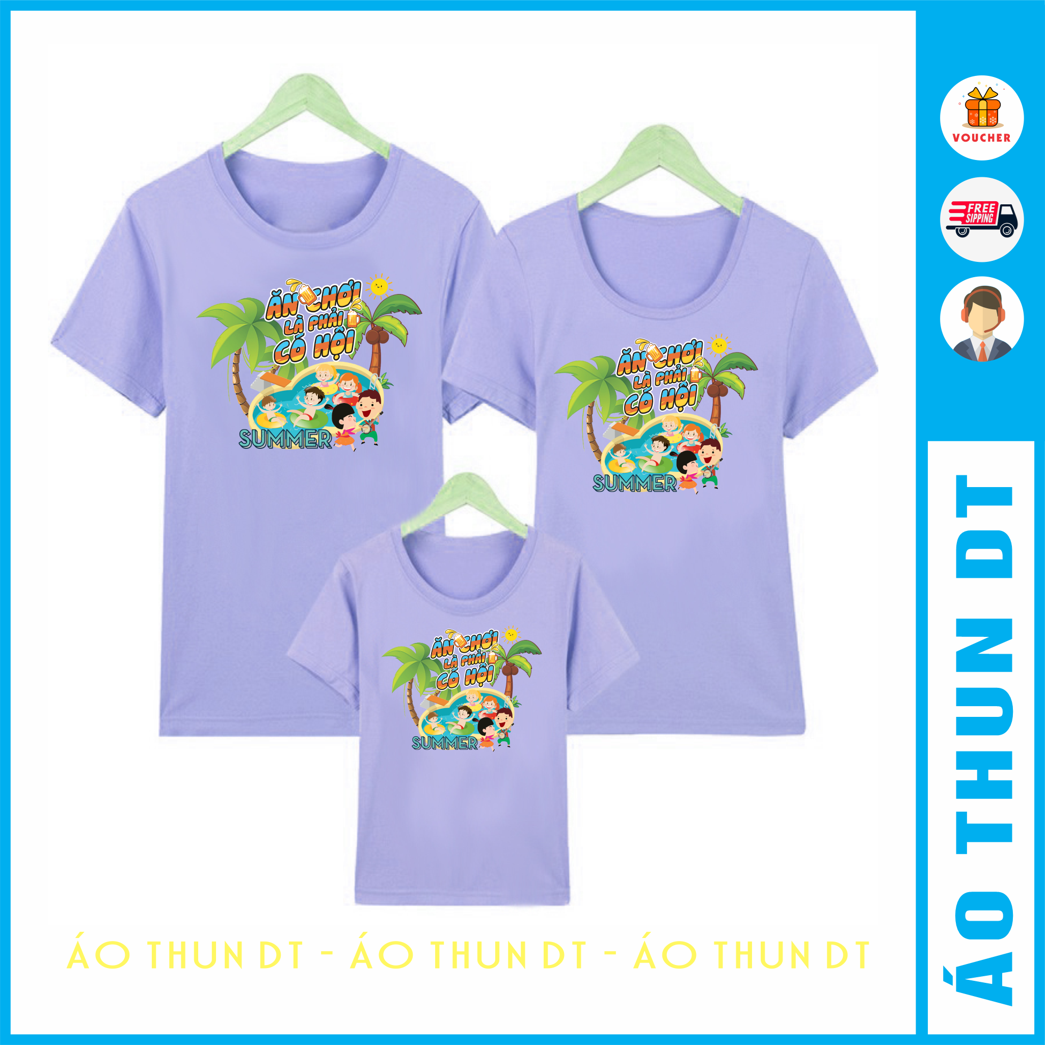 Áo đồng phục Team đi biển