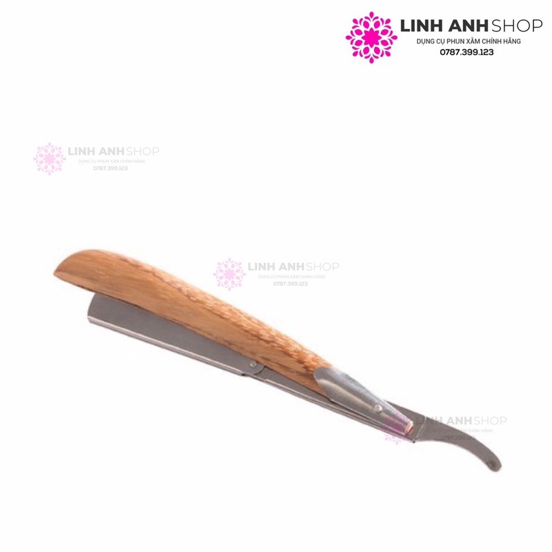 Cán Dao Cạo Gỗ Phun Xăm