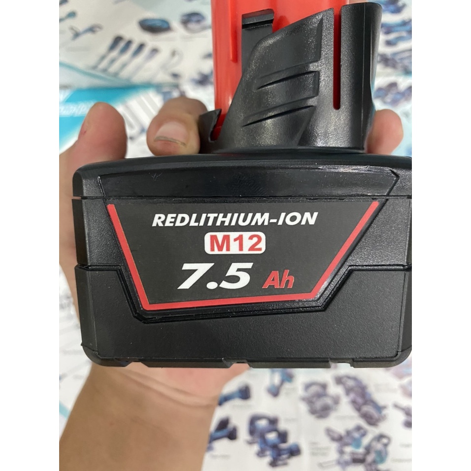 Vỏ mạch 9 cell Milwaukee 12V, mạch nhận sạc zin ( Full tem).