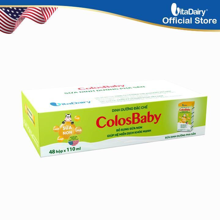 Sữa bột pha sẵn Colosbaby Gold 110ml - 1 thùng 48 hộp