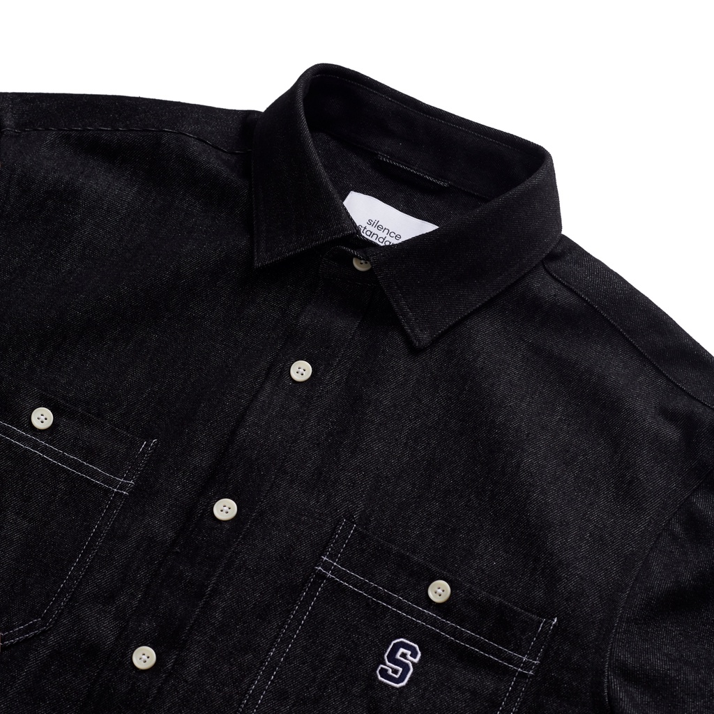Áo sơ mi Silence Standard Premium Denim Logo S