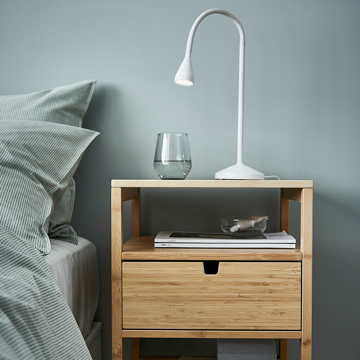 [HCM] ĐÈN BÀN IKEA CHÍNH HÃNG – NAVLINGE (Trắng)