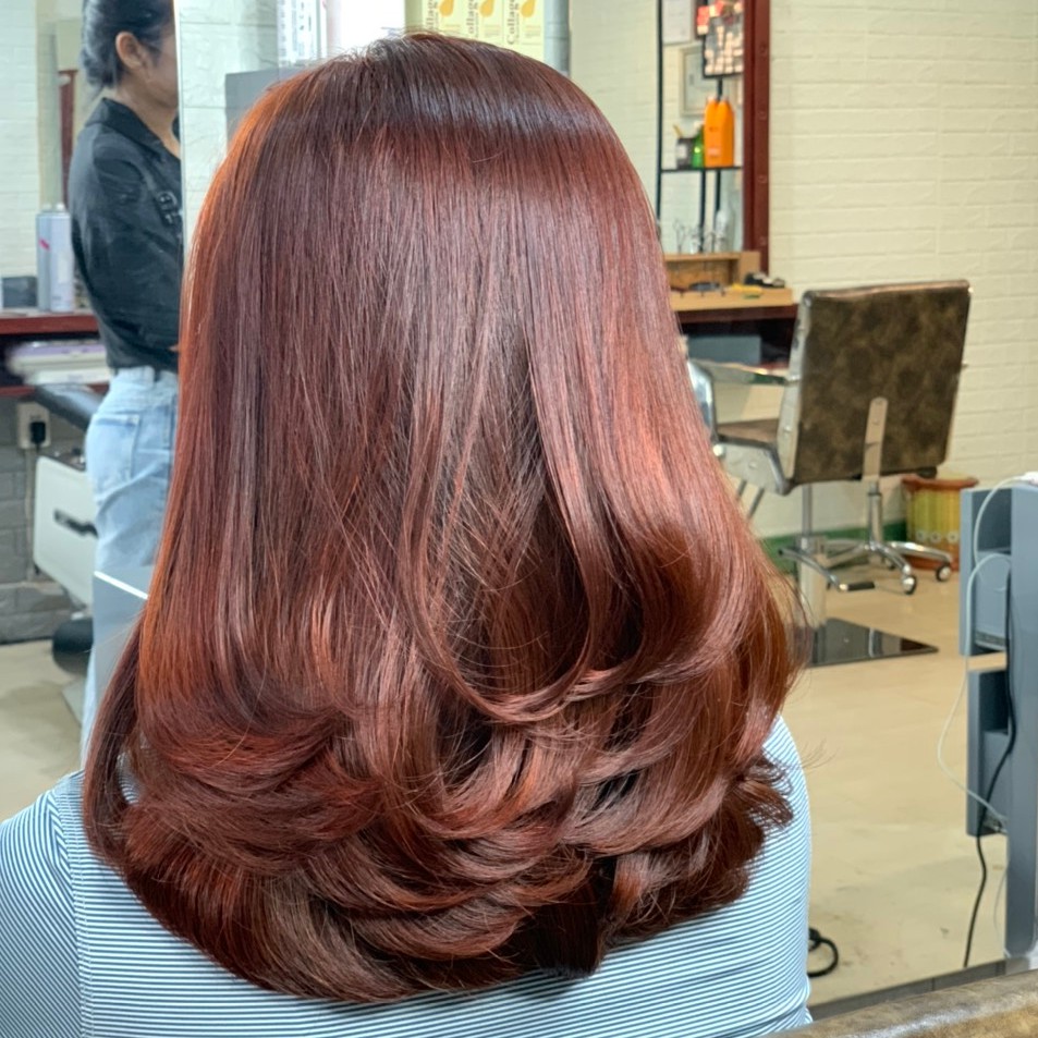 [HCM]Màu nhuộm NÂU ĐỎ ÁNH ĐỒNG Tông Tối PREECIA 100ml