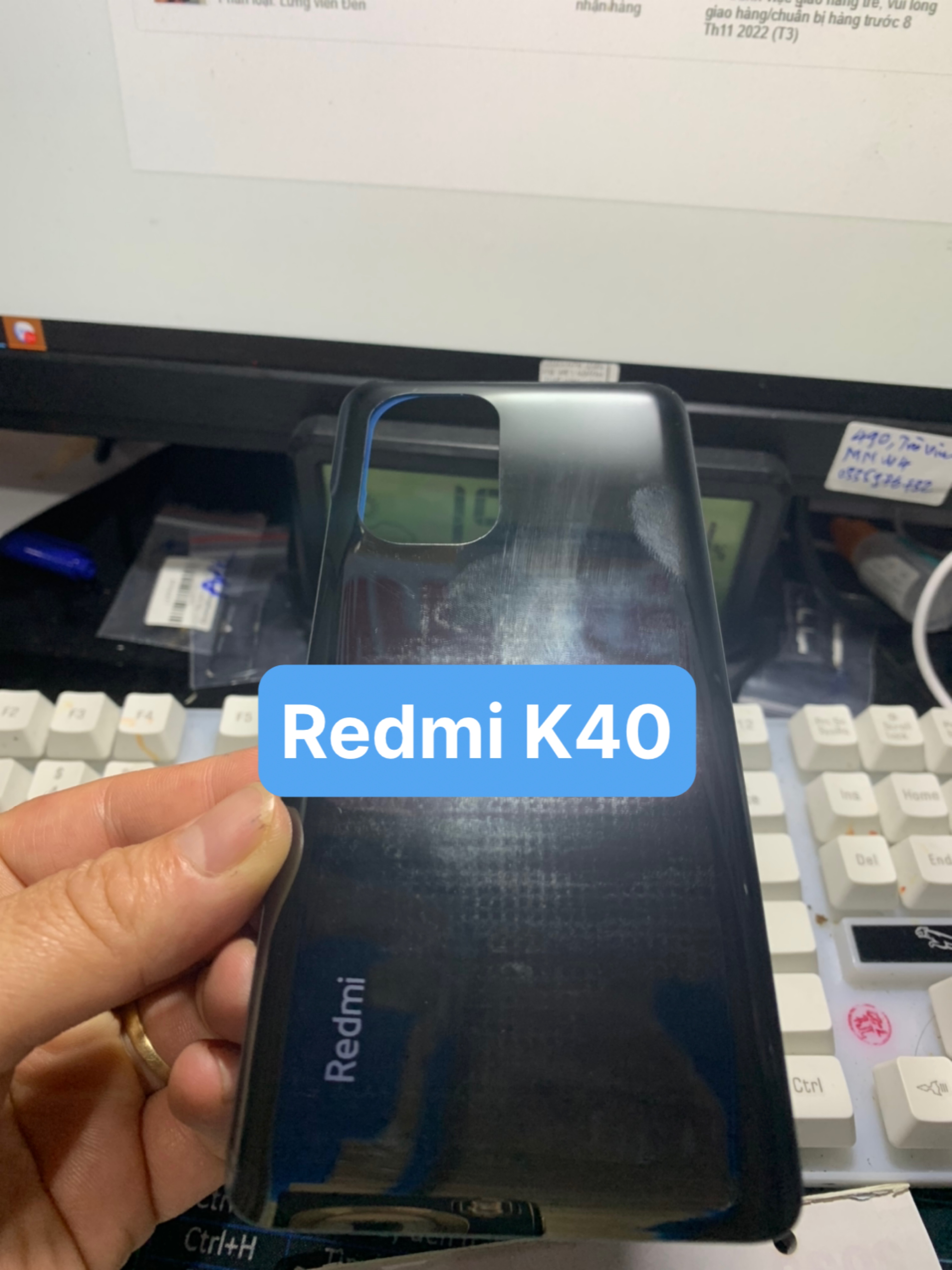 Kính lưng / Nắp lưng điện thoại Xiaomi redmi K40