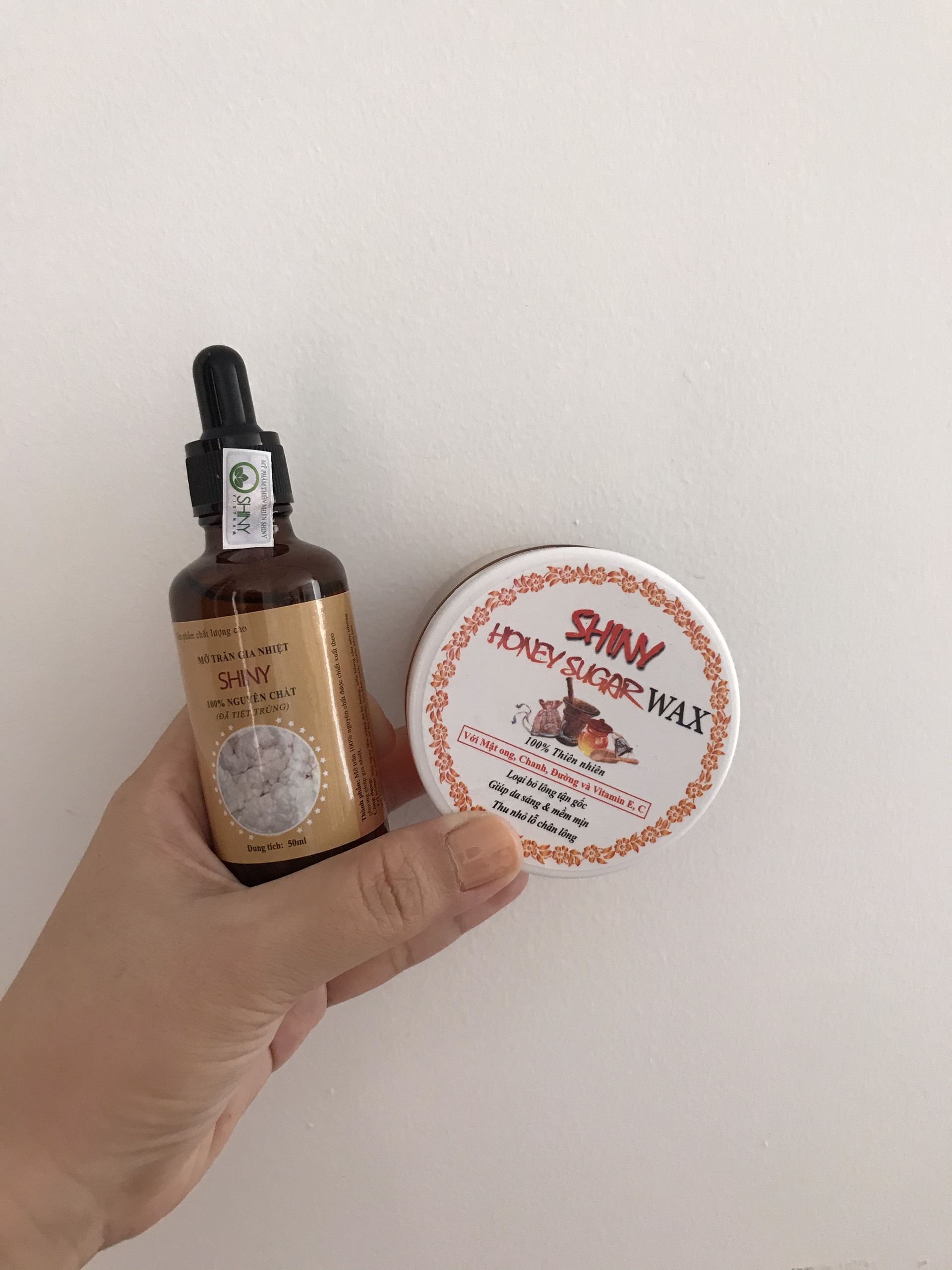 COMBO WAX MẬT ONG + MỠ TRĂN SHINY