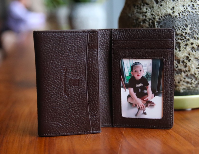 Ví card mini da bò cao cấp siêu mềm 2 màu đen ,nâu