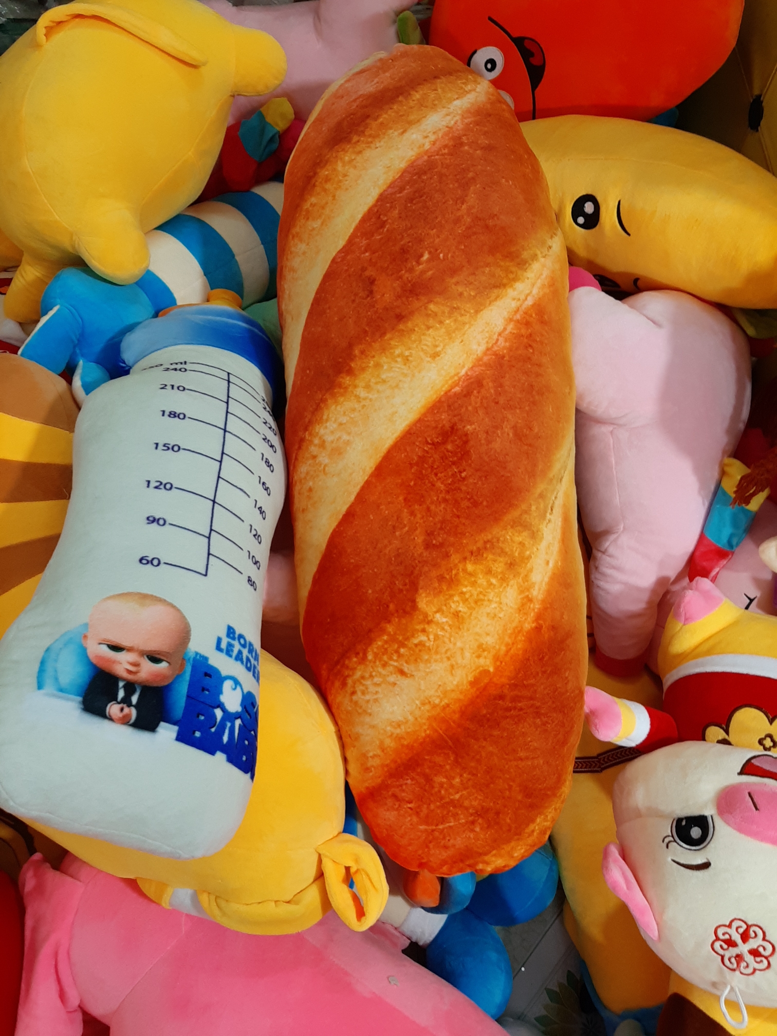 [HCM]Bánh mì 3d nhồi bông size to nhất