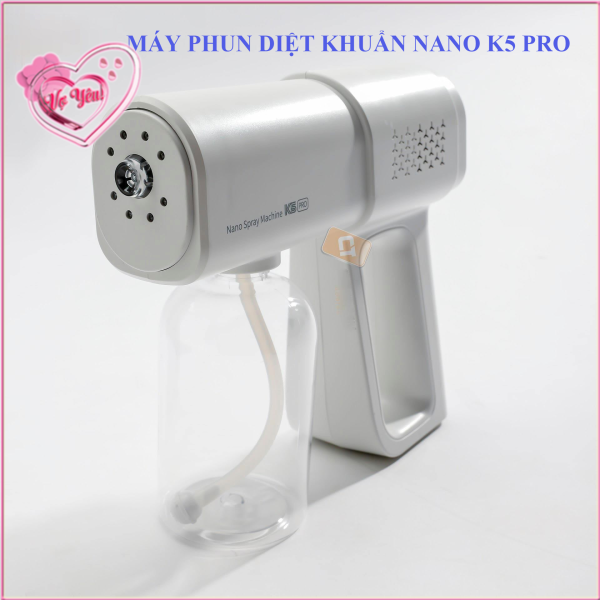 [ẢNH THẬT] Máy xịt khuẩn Nano K5 Pro Công suất 15W đủ dùng cho cá nhân, gia đình, công ty, hàng quán...
