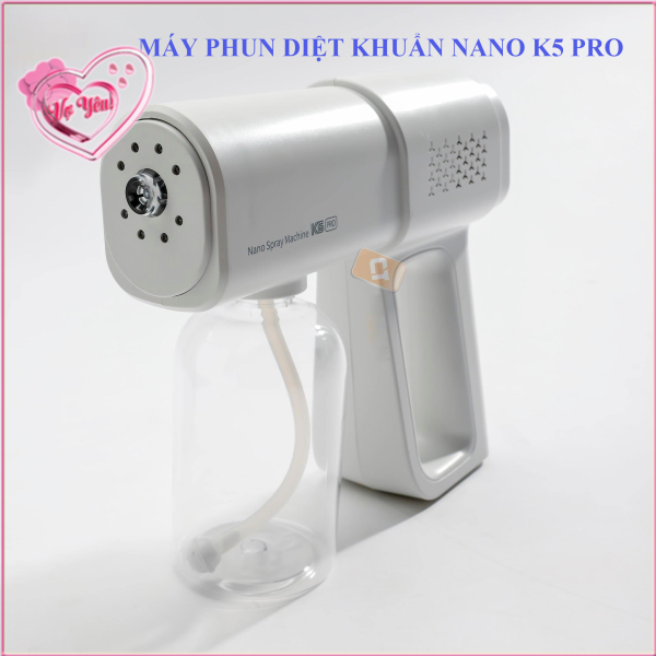 [ẢNH THẬT] Máy xịt khuẩn Nano K5 Pro Công suất 15W đủ dùng cho cá nhân, gia đình, công ty, hàng quán... nhập khẩu