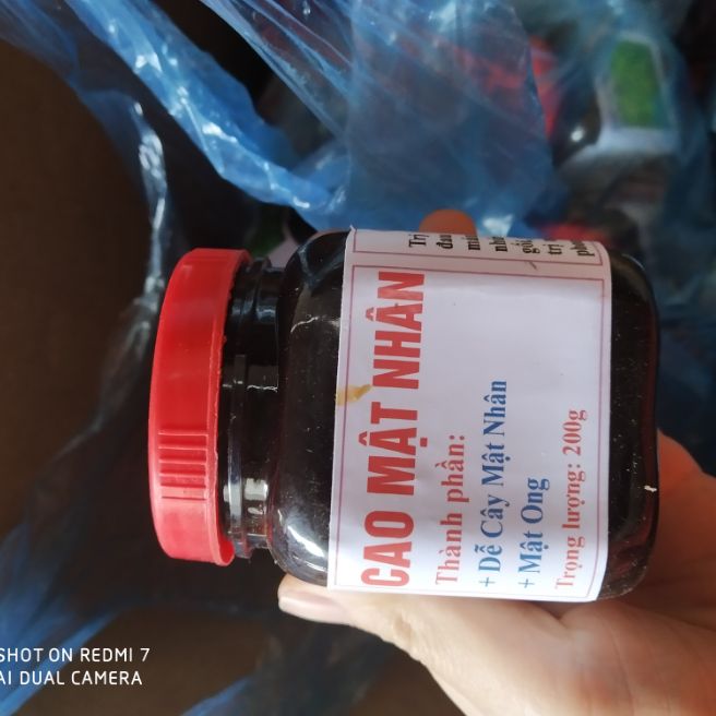 Hộp 200g cao mật nhân