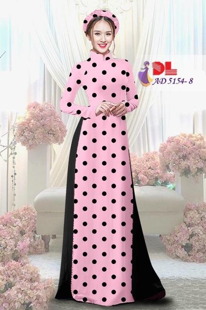 [HCM]Vải áo dài chấm bi