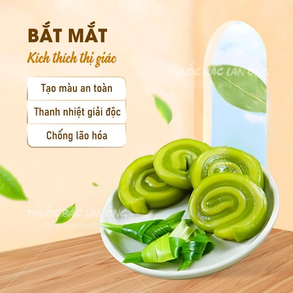 Bột lá nếp sấy lạnh nguyên chất 100g (Bột lá dứa,lá thơm)