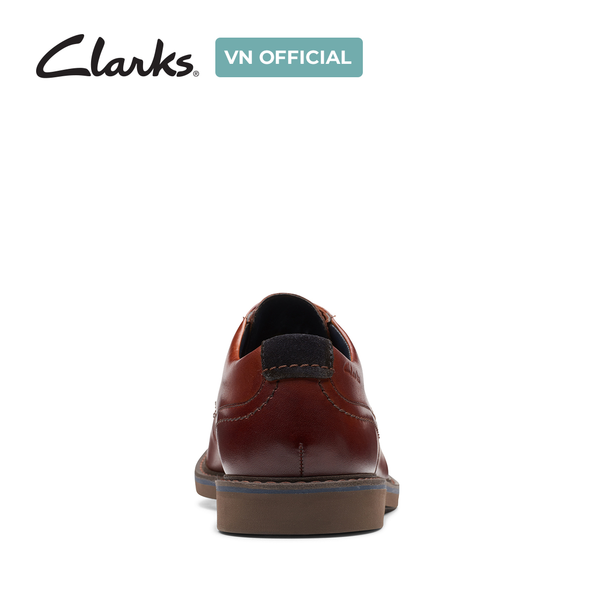 Giày Tây Da Nam Clarks - Atticus LT Cap
