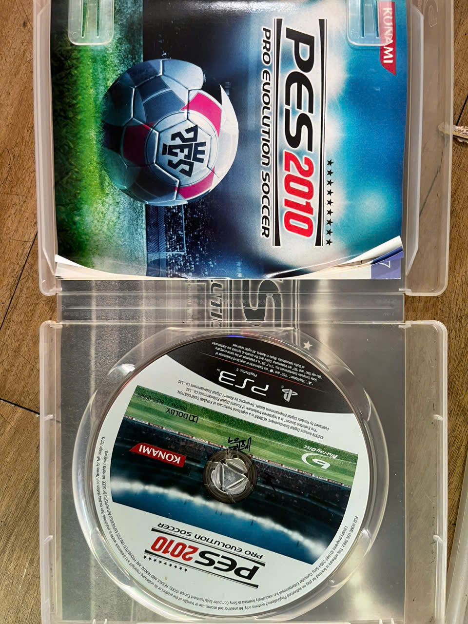 Đĩa game Ps3 gốc Đá banh Pes 2010 (2nd) Full box Ps3  Original Disc