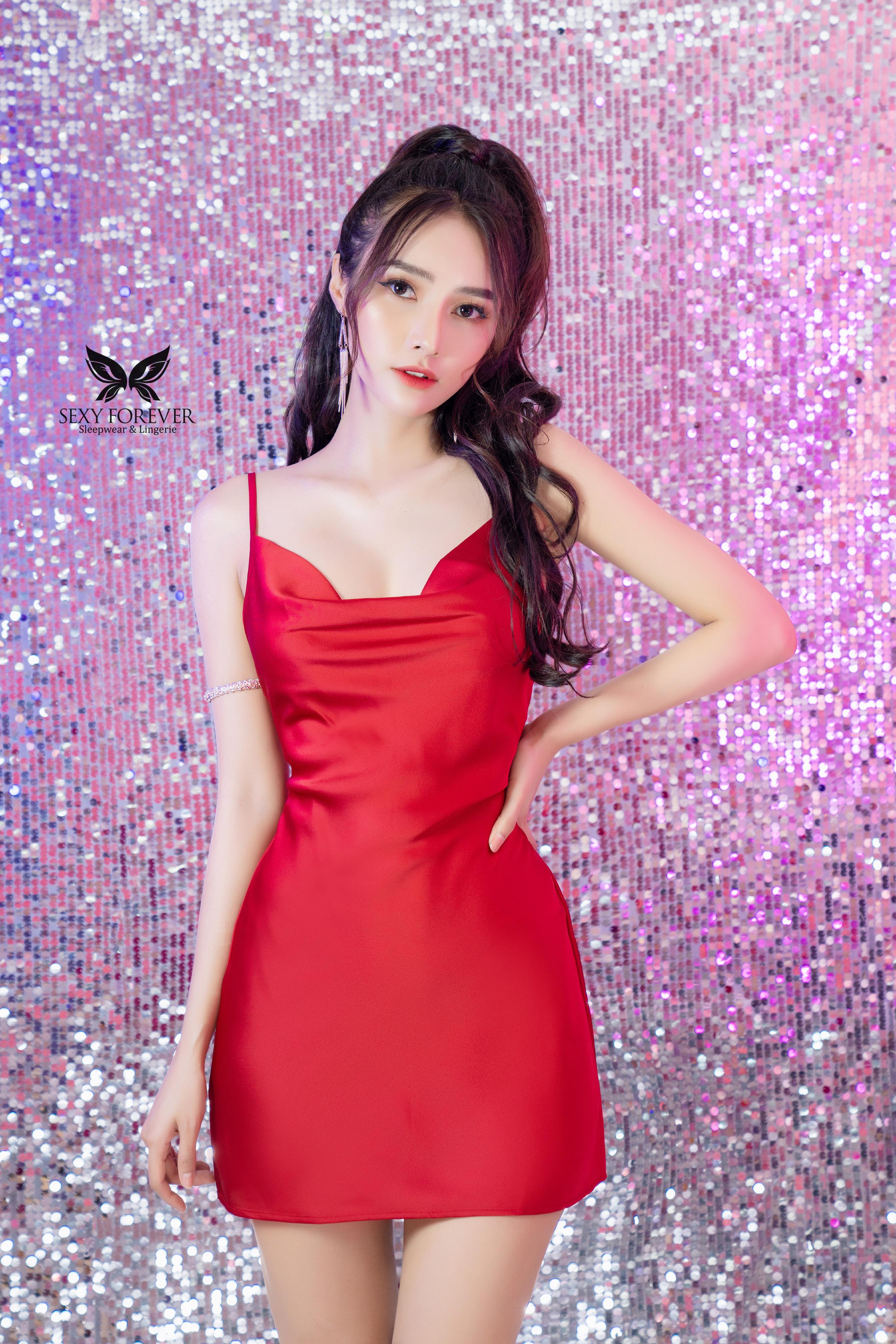 [HCM]Sexy Forever Váy ngủ cao cấp Lila