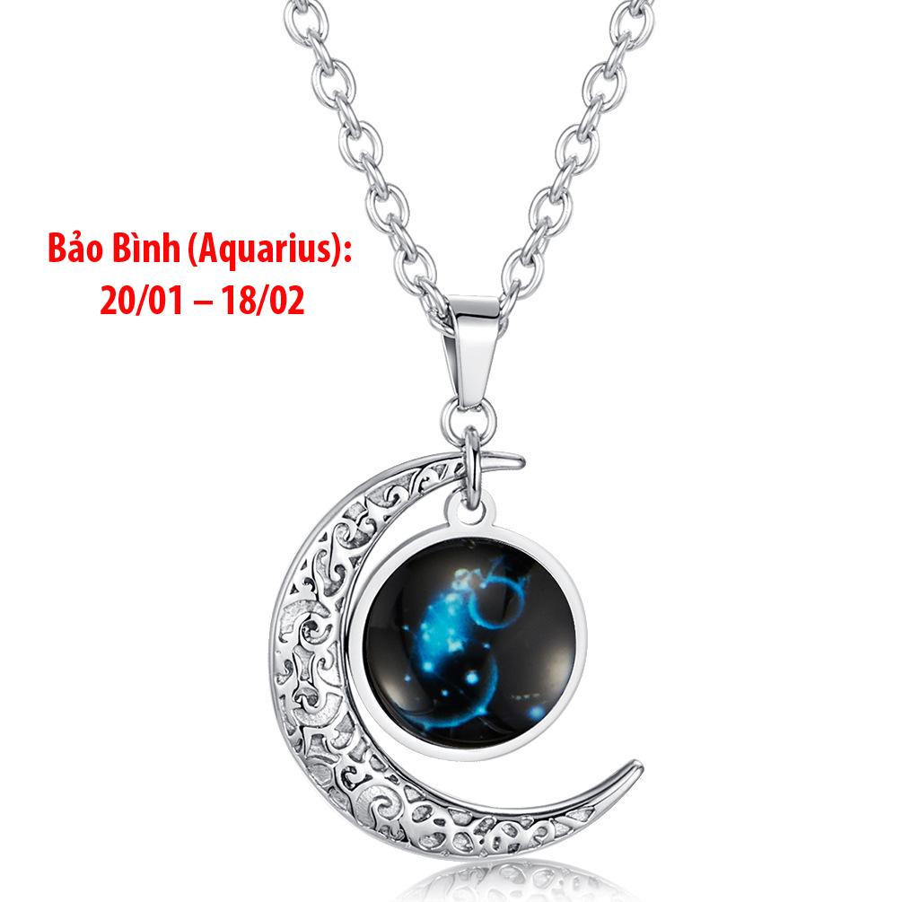 Dây chuyền nam 12 Cung Hoàng Đạo bằng Titan - CS1  (Tùy chọn cung tuổi)