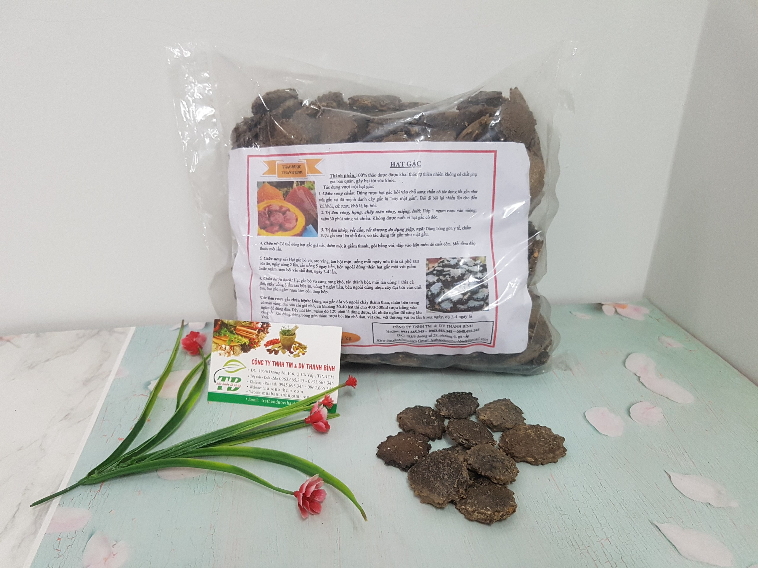 Hạt Gấc 100G - Hàng Công Ty Dược Liệu Thanh Bình