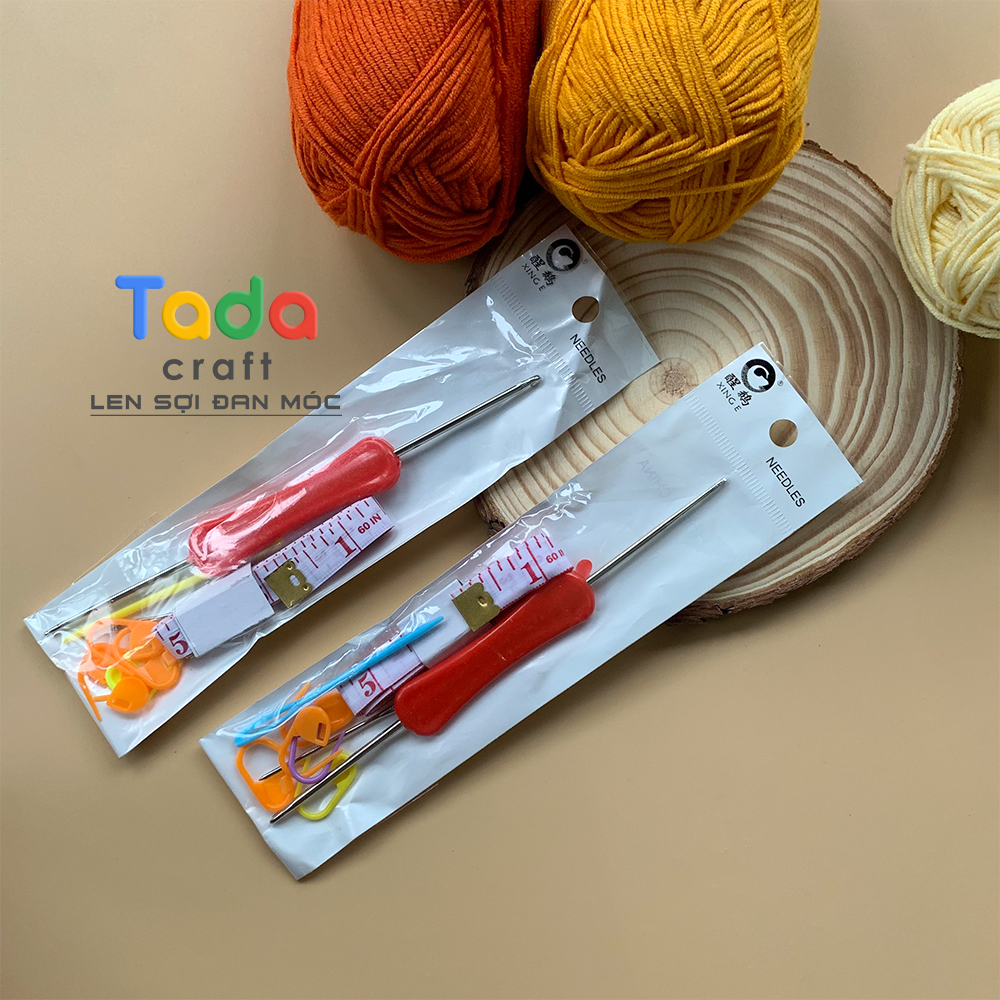 Combo kim móc, kim khâu, ghim định vị (không bao gồm len)