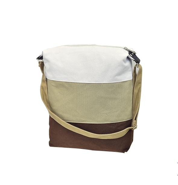 [HCM]Túi Xách Vải Canvas 3 Sọc T010