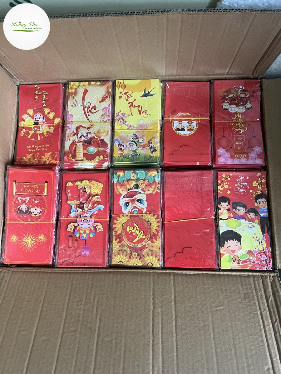 Combo 50 cái bao lì xì tết 2023