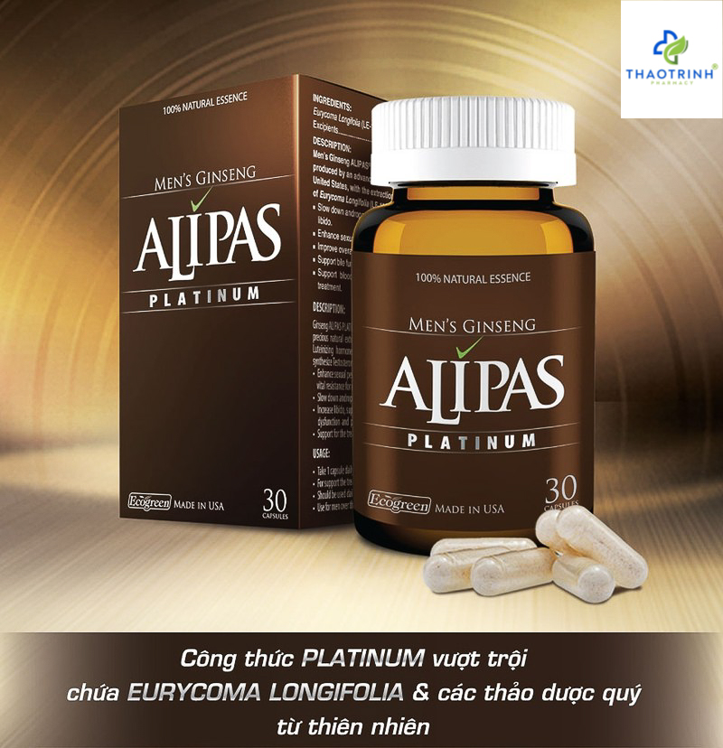 [HCM]Sâm ALIPAS PLATINUM (Hộp 30 viên) Mới