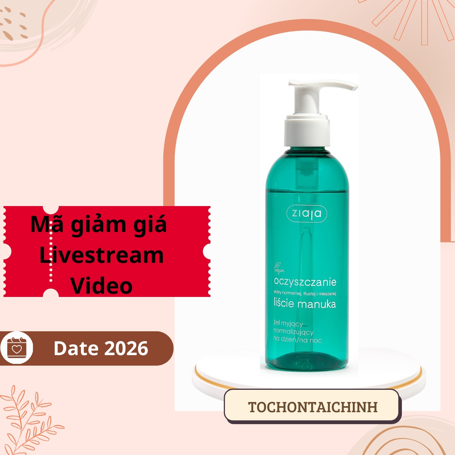 Sữa rửa mặt Ziaja Manuka -Sữa Rửa Mặt Med Xanh- Dung dịch vệ sinh Ziaja Intima