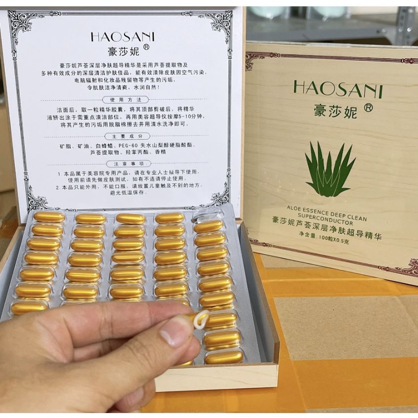 Thải chì haosani, viên thải chì thải độc tố da